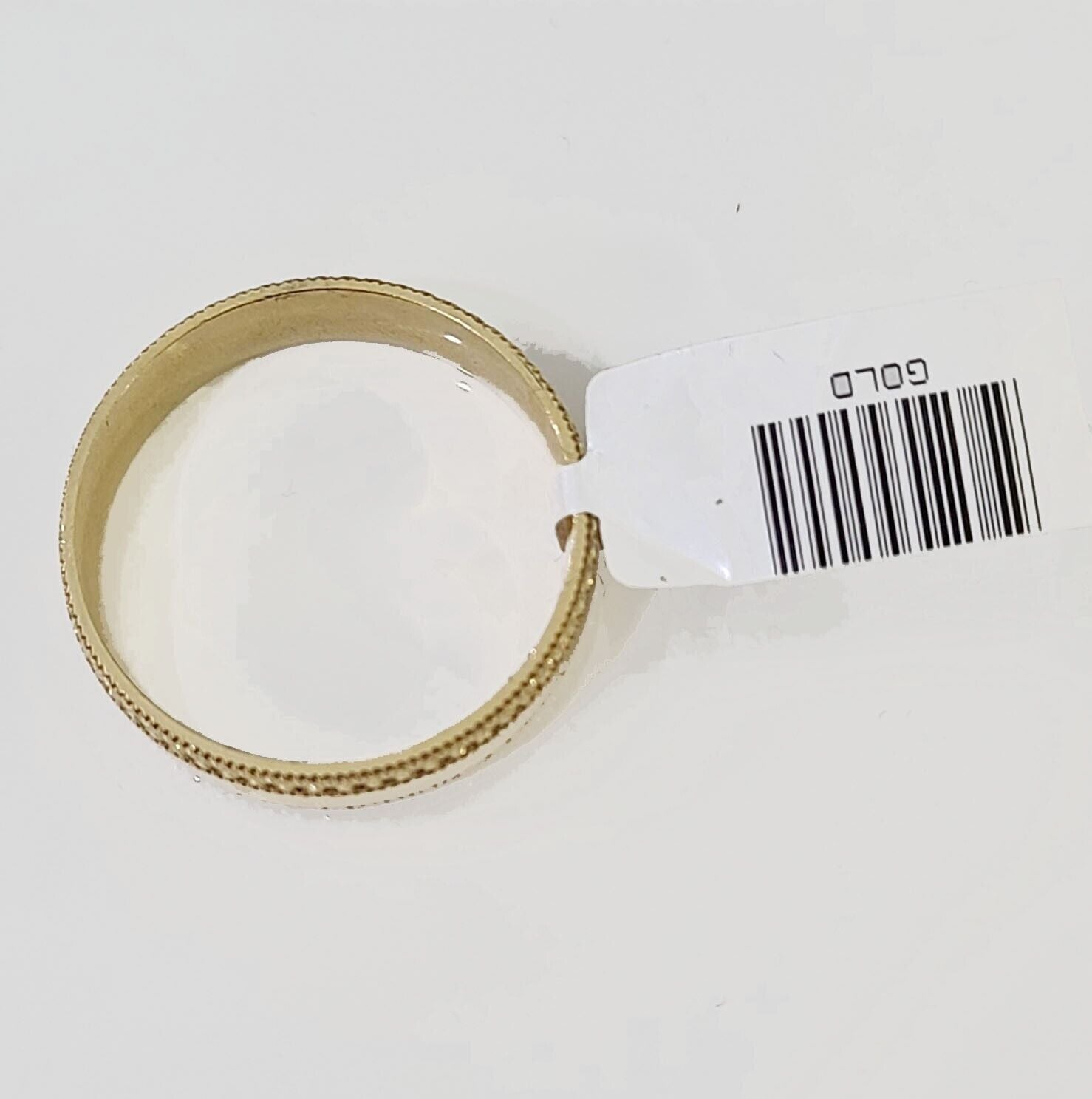 Real 10k gold circular sizable ring ,10kt yellow size 13 Casual Circle Band Men - GoldenlinQ