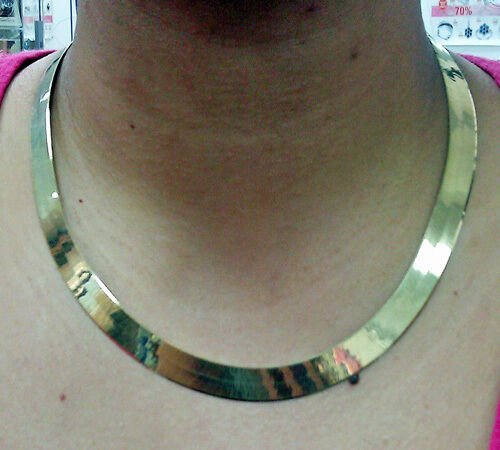REAL 10K Gold Herringbone chain Necklace 26" Inch 10mm Lobster lock - GoldenlinQ