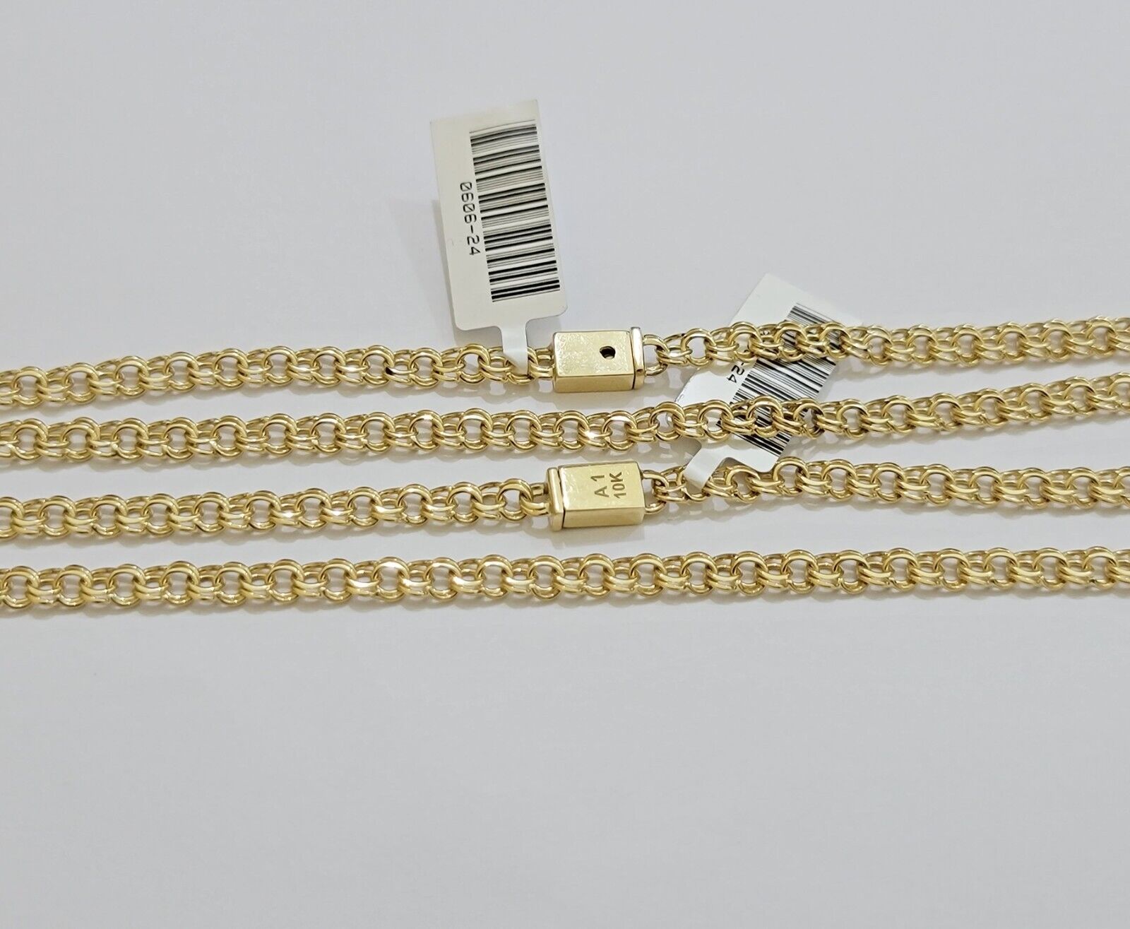 Real 10k Gold Kids Chino Chain Necklace 16 Inch 5mm SOLID 10KT Yellow Gold - GoldenlinQ
