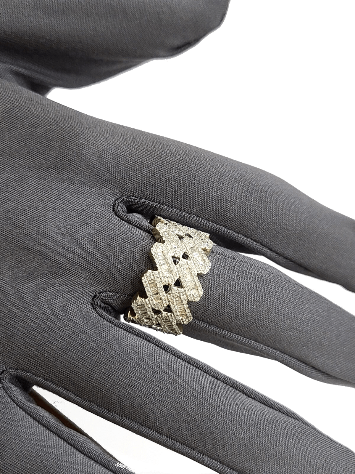 Real 10k Gold Men's Ring size 10 10kt Yellow Gold Wedding Band Diamond 1.10 CT - GoldenlinQ