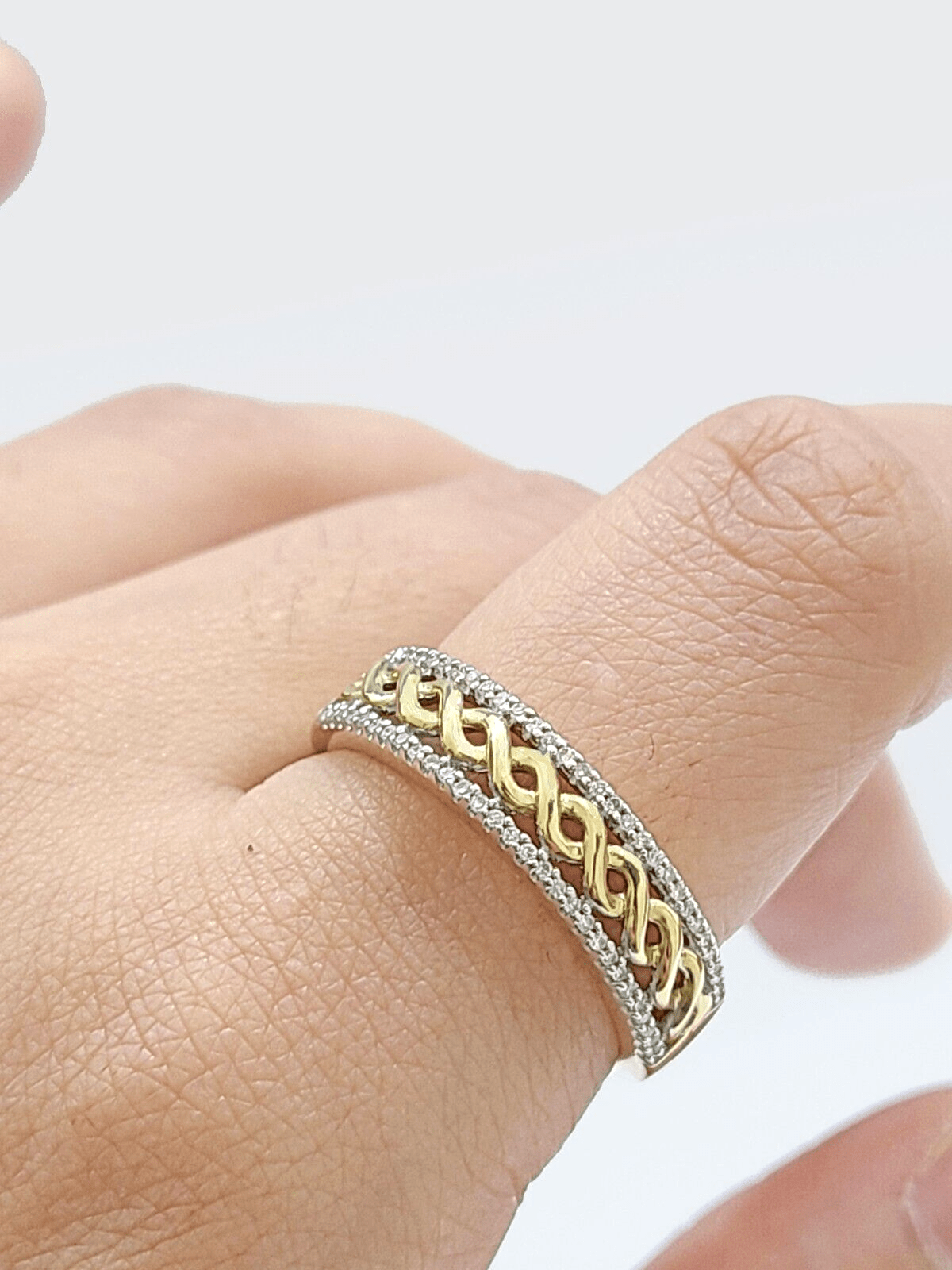 Real 10k Gold Men's Ring size 10.5 10kt Yellow gold, Wedding Band Diamond - GoldenlinQ