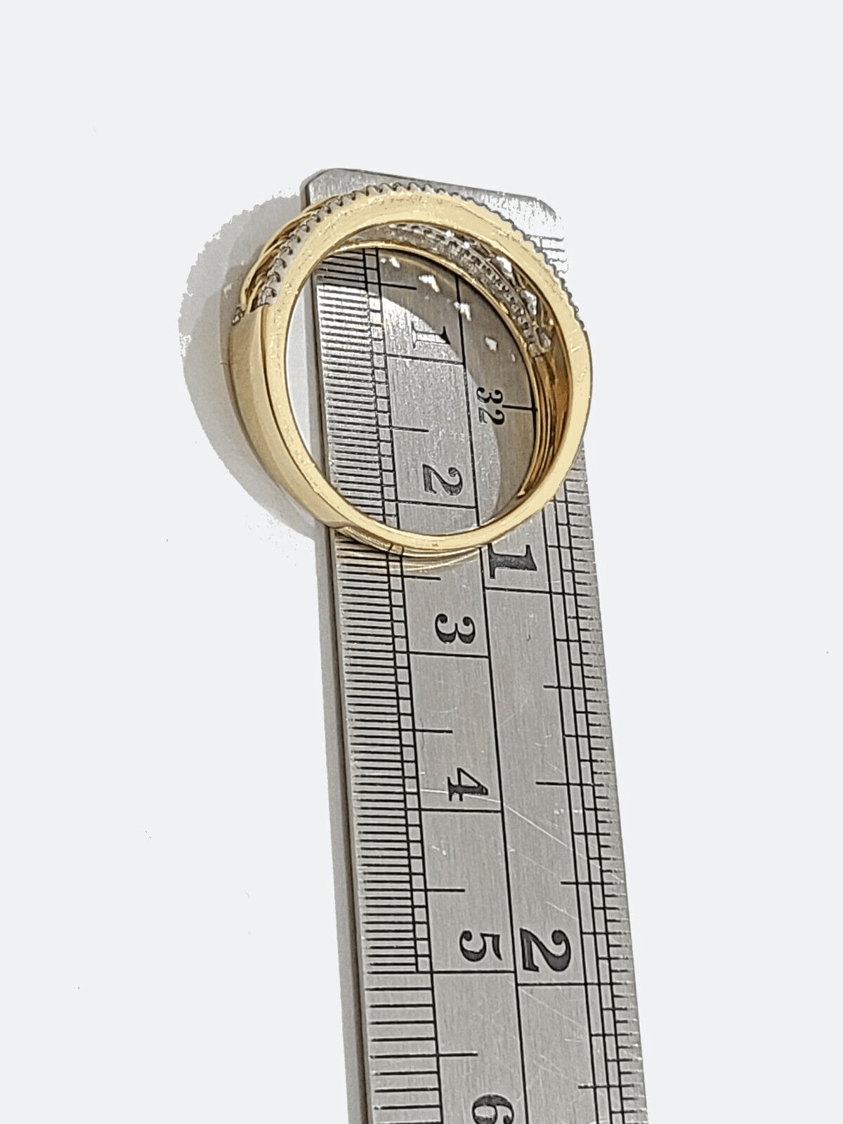 Real 10k Gold Men's Ring size 10.5 10kt Yellow gold, Wedding Band Diamond - GoldenlinQ