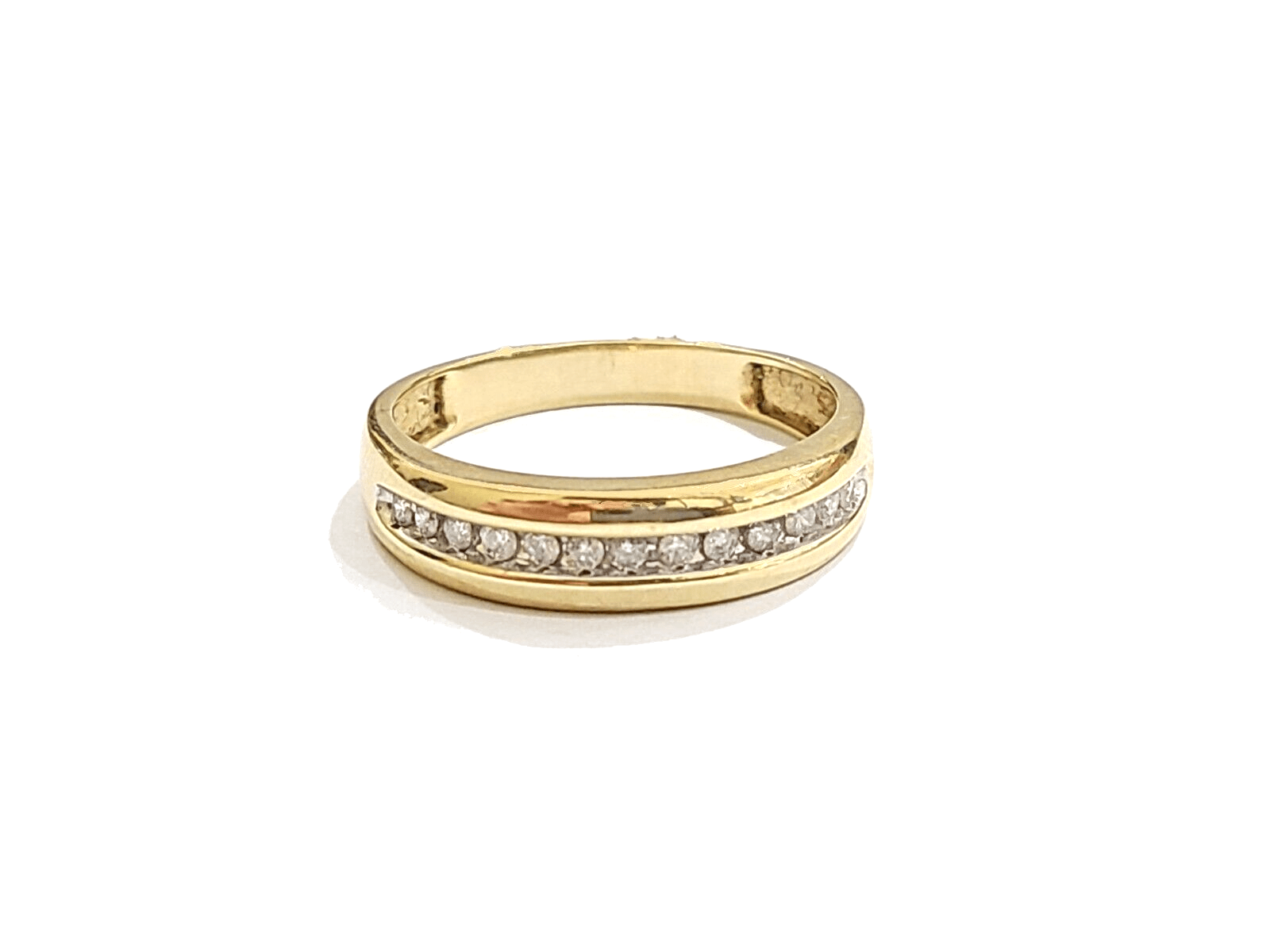 Real 10k Gold Men's Ring size 10.5 10kt Yellow gold, Wedding Band Diamond - GoldenlinQ