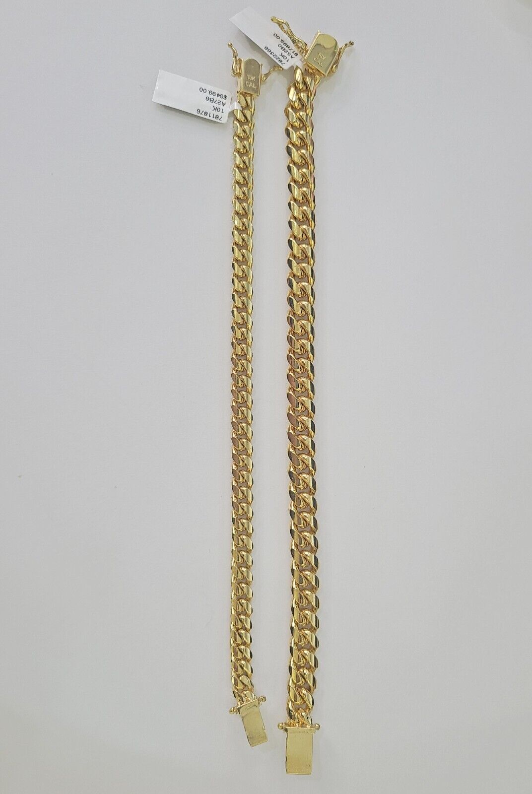 Real 10k Miami Cuban Bracelet Yellow Gold 6mm 9mm Men Women 7" 7.5" 8" 8.5" 9" - GoldenlinQ