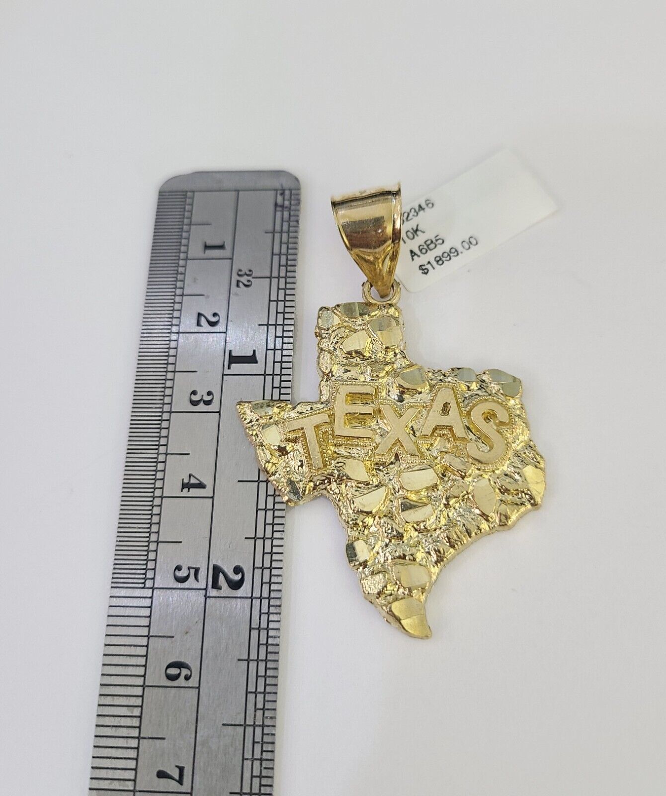 Real 10k Rope Chain Texas Map Charm Set 7mm 20" - 28" Inch Necklace Gold - GoldenlinQ