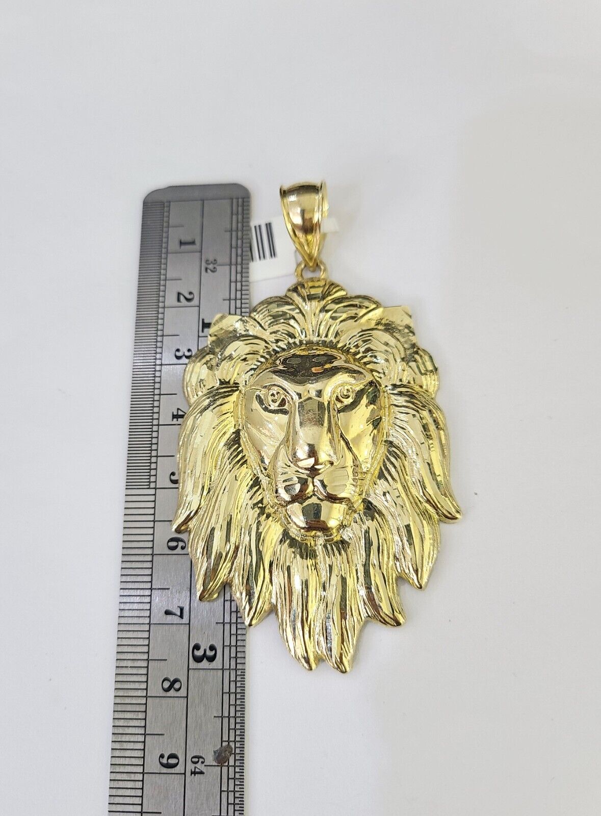 Real 10k Solid Rope Chain Lion Charm Set 6mm 20" - 30" Inch Necklace Yellow Gold - GoldenlinQ