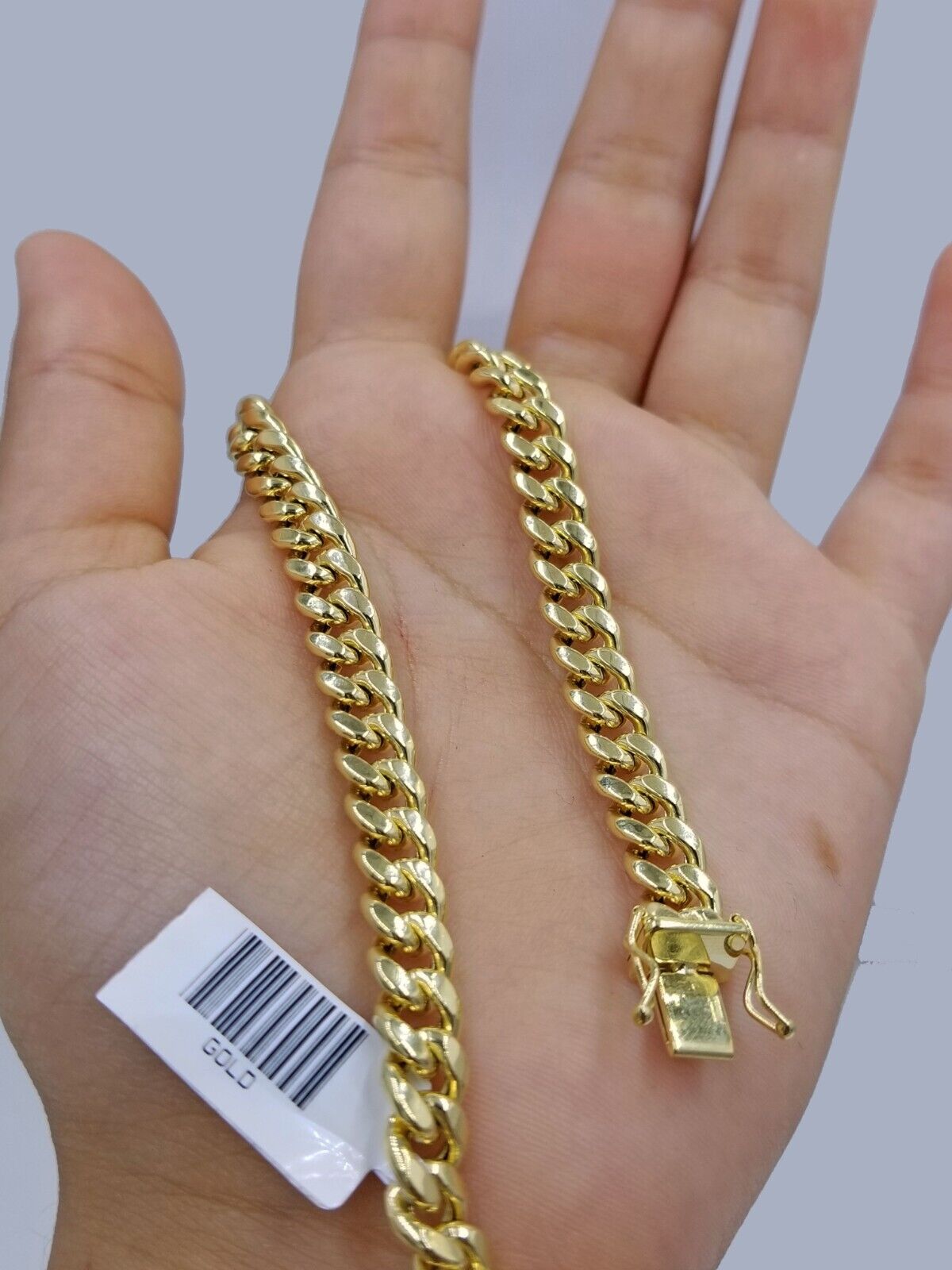Real 10k Yellow Gold 7mm Miami Cuban Link Bracelet 8" inch Men and Women - GoldenlinQ