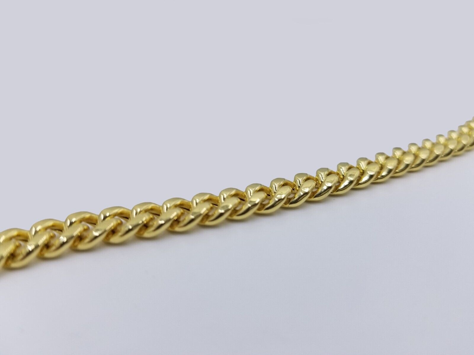 Real 10k Yellow Gold 7mm Miami Cuban Link Bracelet 8" inch Men and Women - GoldenlinQ