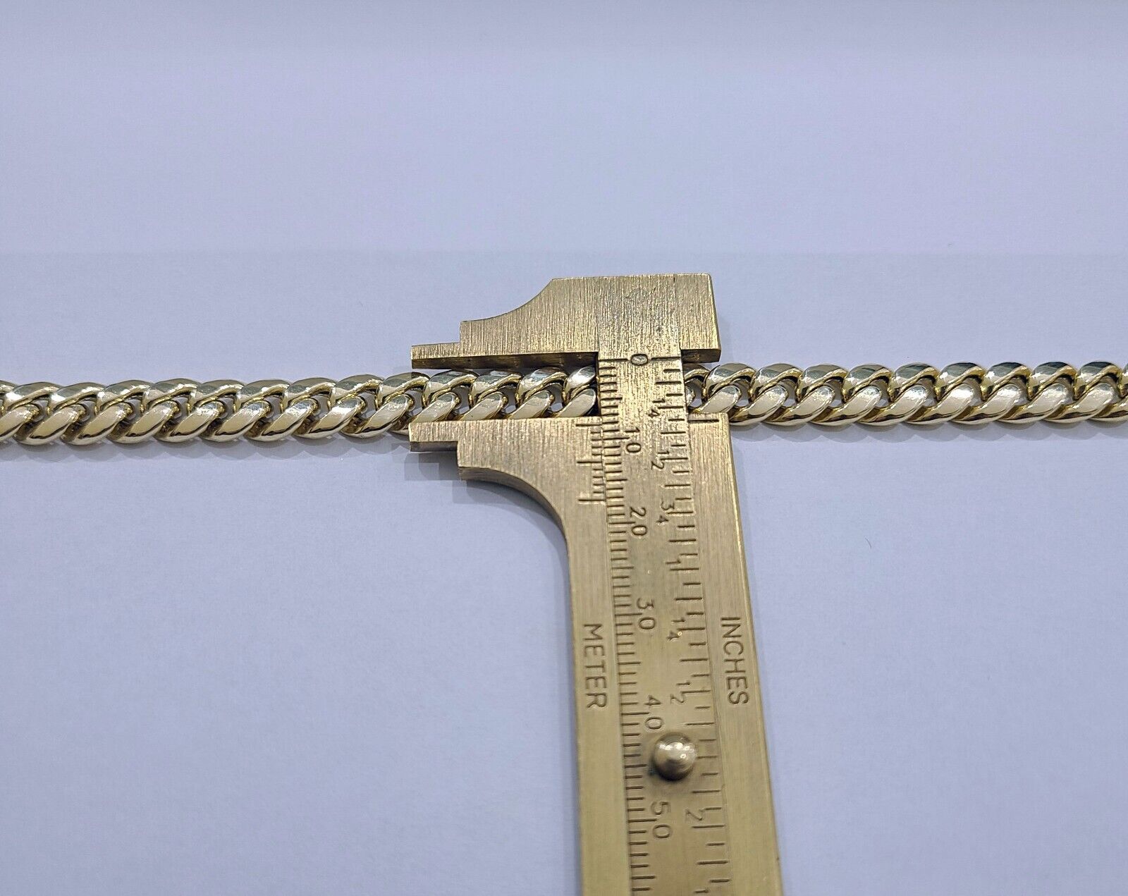 Real 10k Yellow Gold 8mm Miami Cuban Chain Necklace 18'' - 30'' inch 10kt Unisex - GoldenlinQ