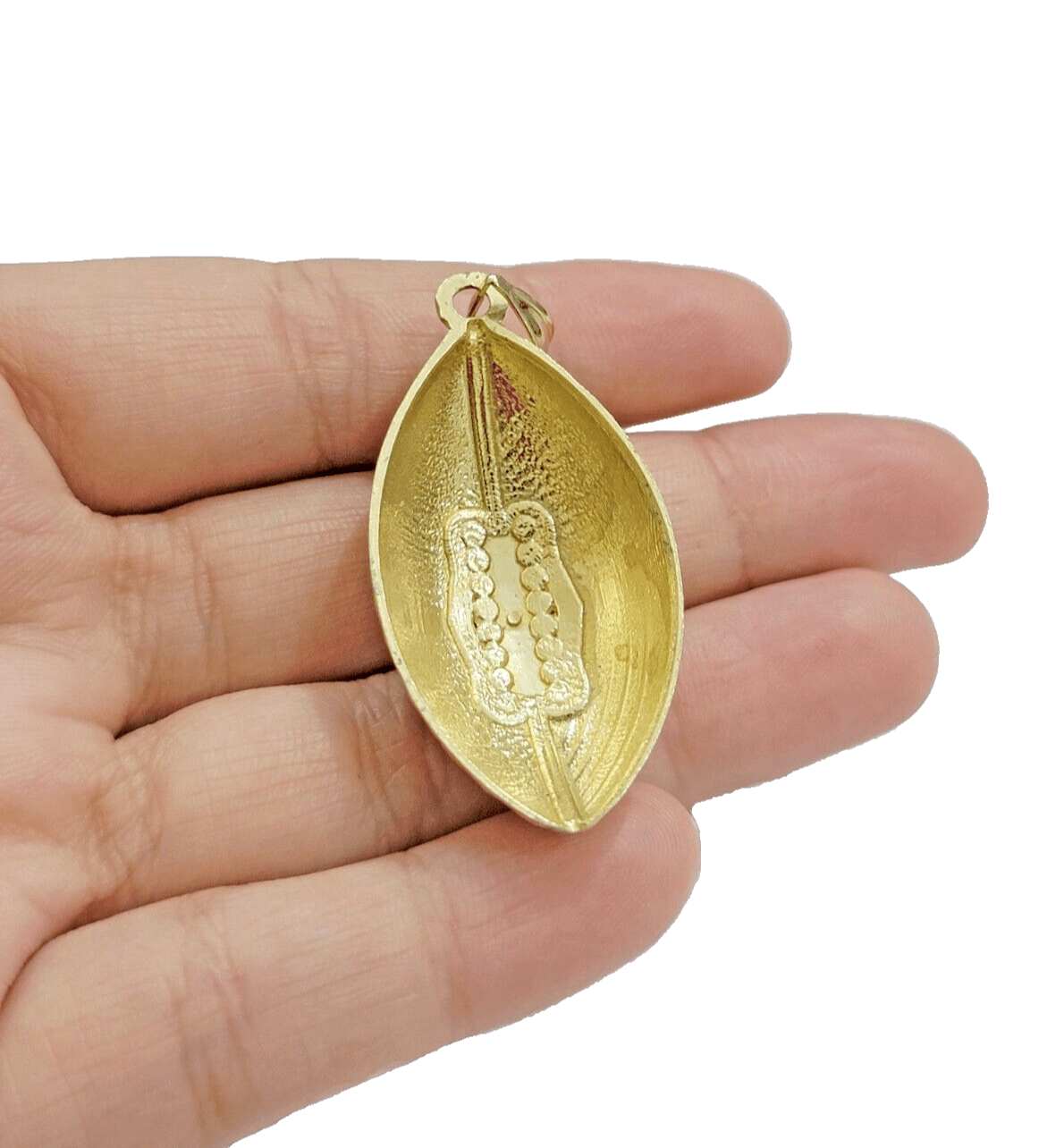 Real 10k Yellow Gold American Football Charm 2" Inch Pendant 10kt For Chain SALE - GoldenlinQ