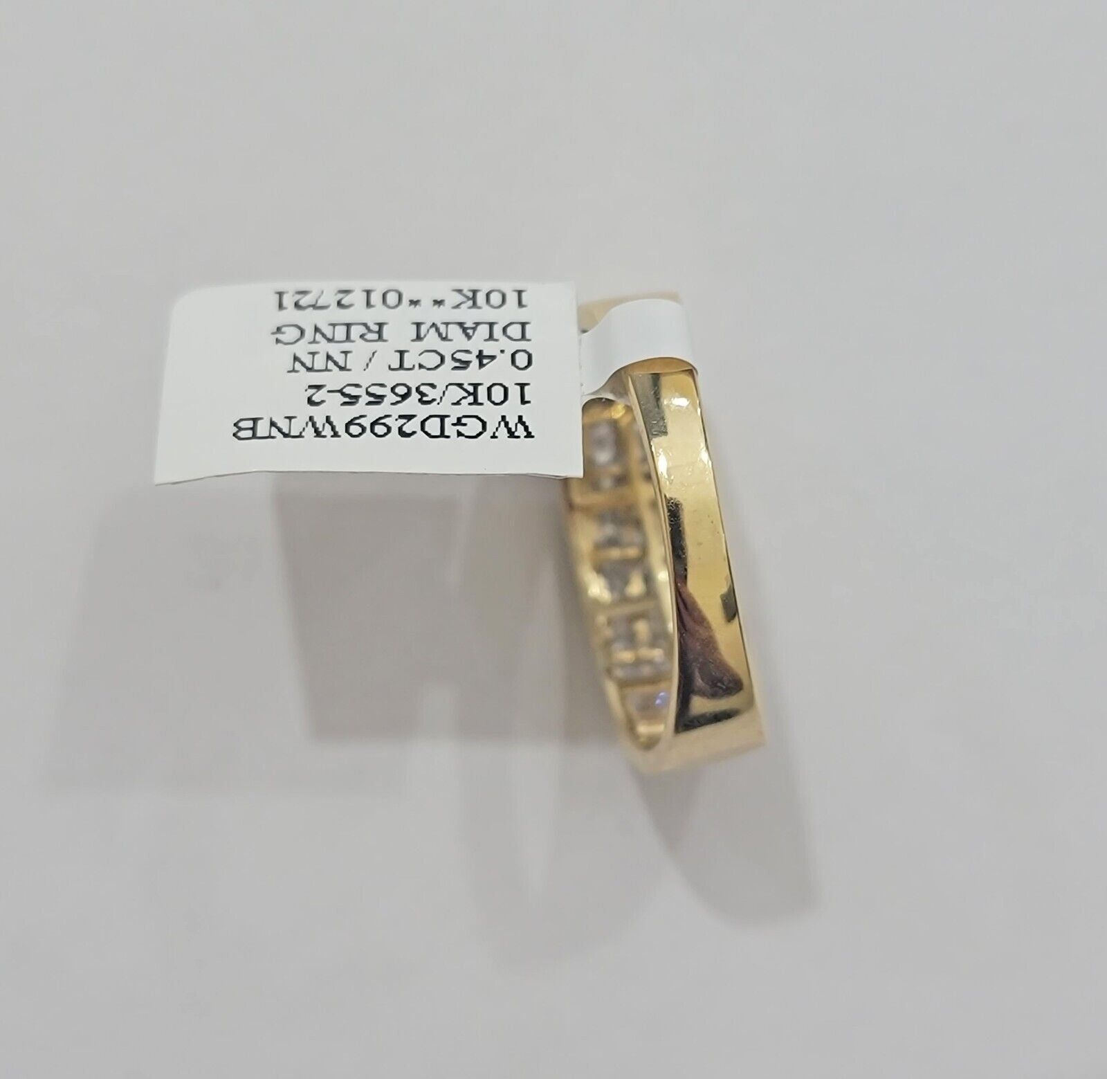 Real 10k Yellow Gold Diamond Mens Ring Band Wedding Engagement, Unique, Genuine - GoldenlinQ