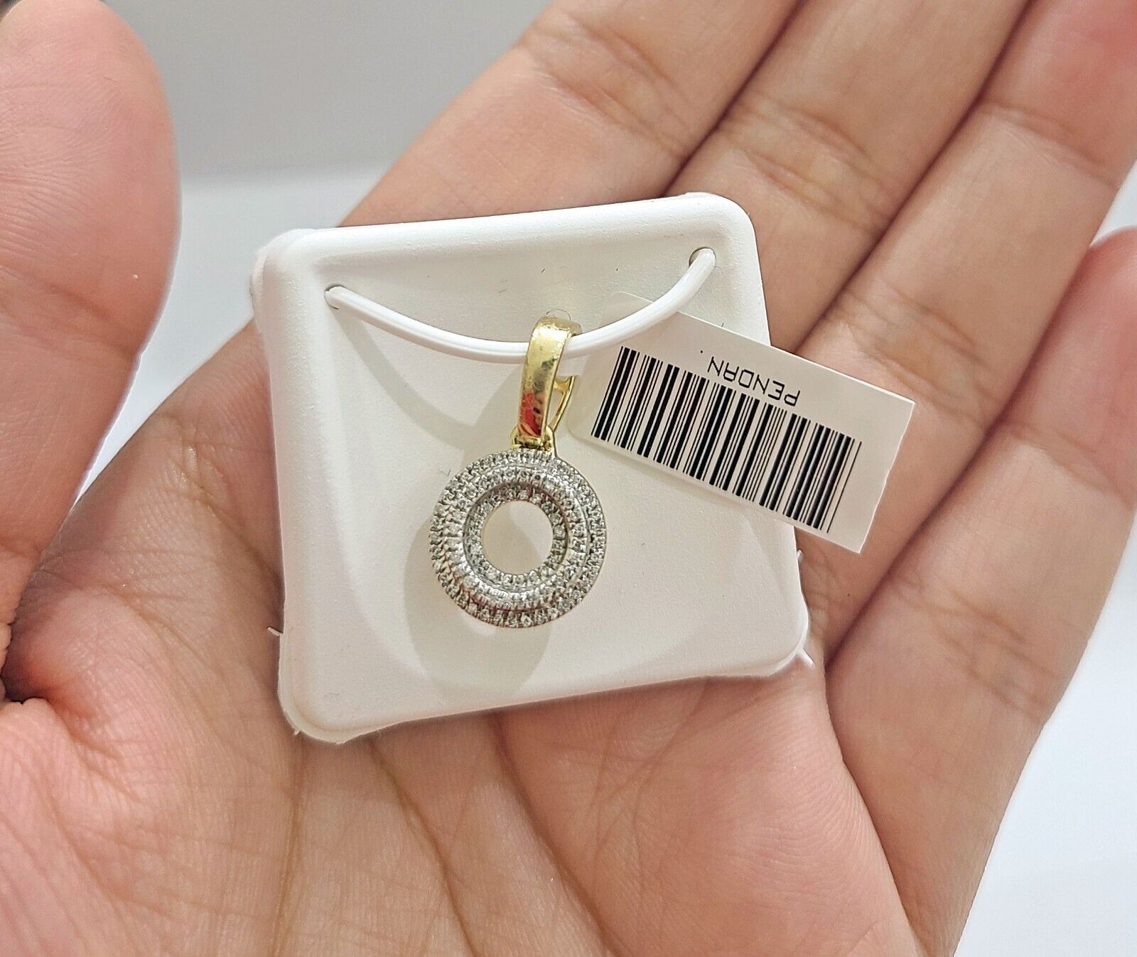 Real 10K Yellow Gold Initials Diamond Cut Charm A - Z Pendant Alphabets - GoldenlinQ