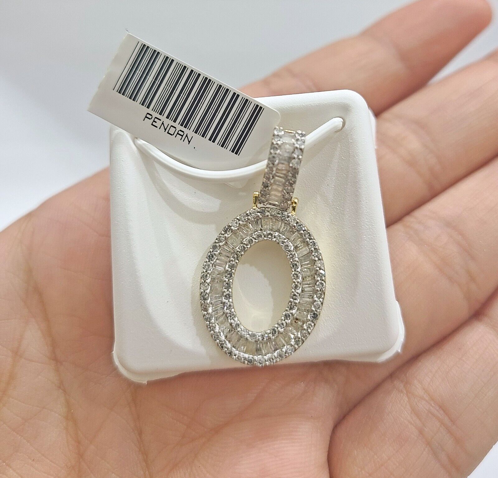 Real 10K Yellow Gold Initials Diamond Cut Charm A - Z Pendant Alphabets - GoldenlinQ