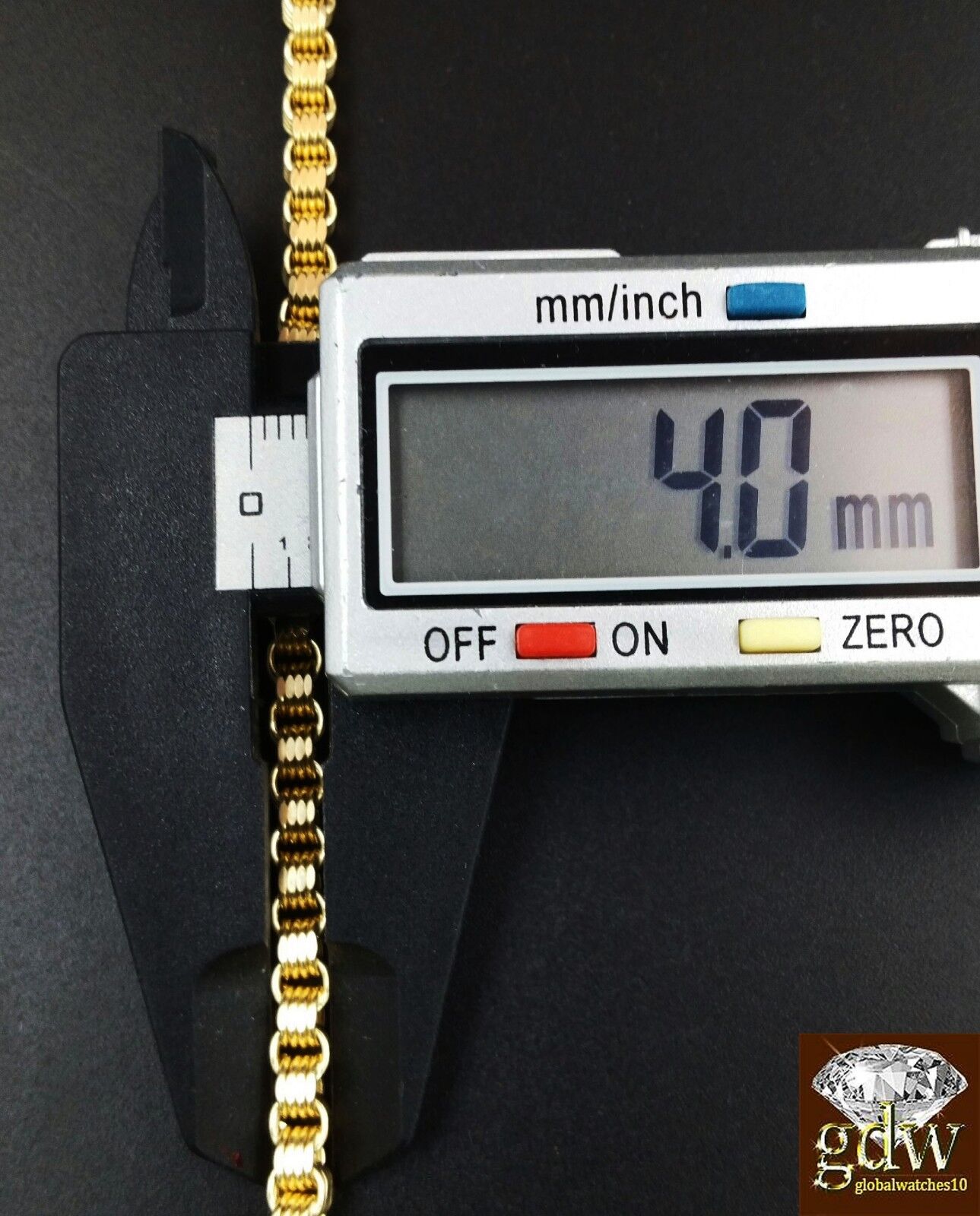 Real 10k Yellow Gold Jesus Cross Charm Pendant with 26 Inch Byzantine Chain - GoldenlinQ