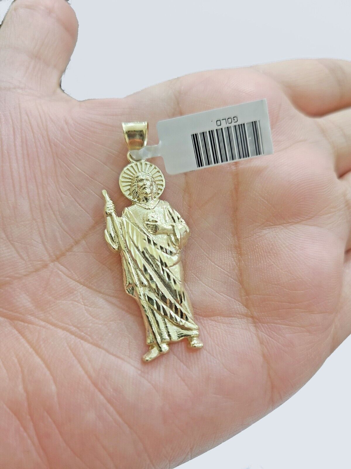 Real 10K Yellow Gold Juda Charm for 1 - 1.5'' inches Gold Pendant - GoldenlinQ