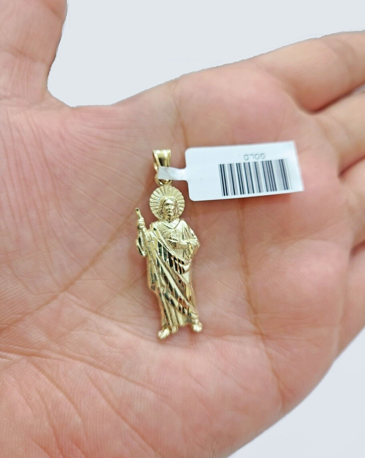 Real 10K Yellow Gold Juda Charm for 1 - 1.5'' inches Gold Pendant - GoldenlinQ