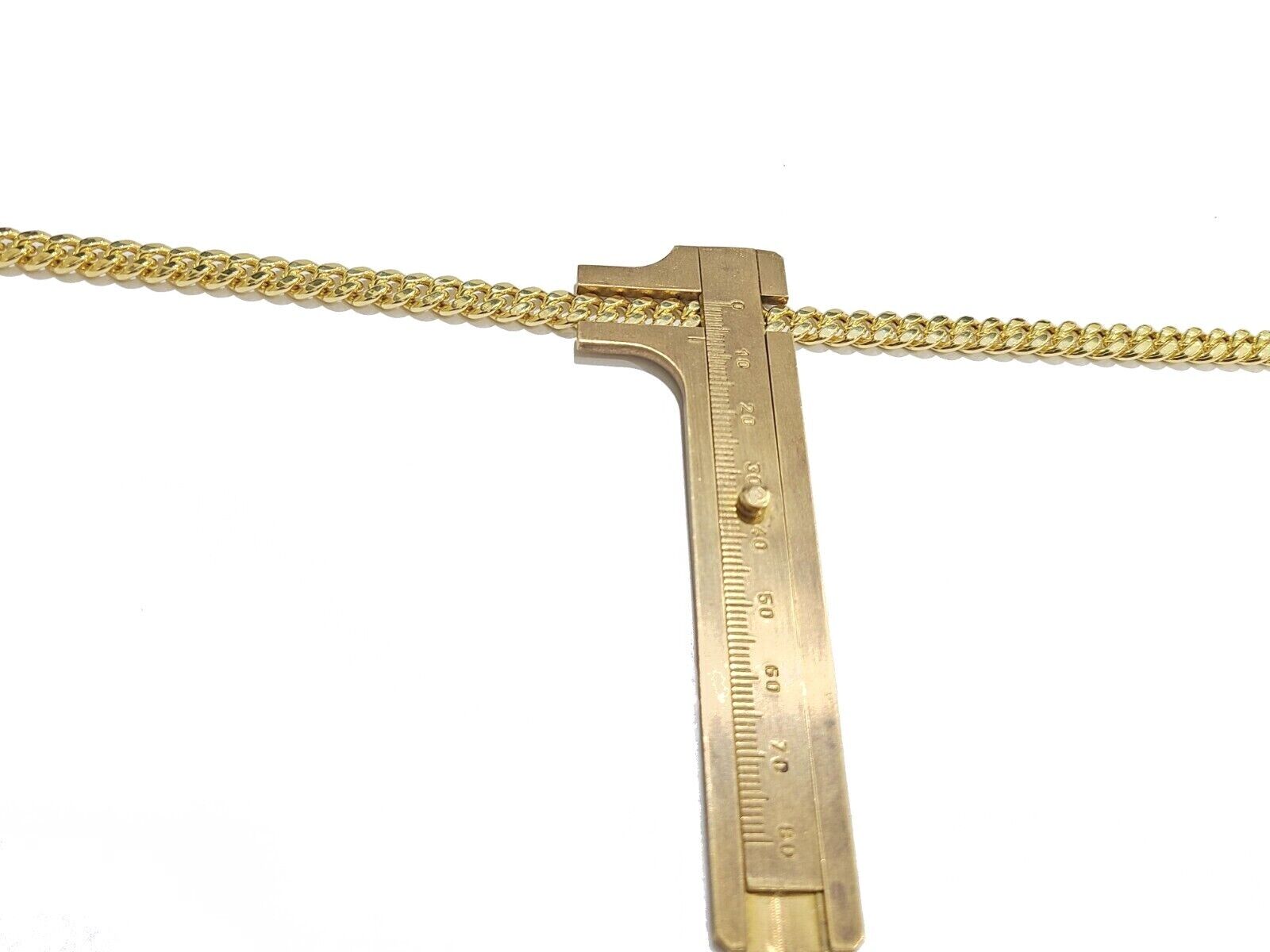 Real 10K Yellow Gold Miami Cuban Chain 8mm Necklace 18 - 30'' Inches Box 10kt - GoldenlinQ