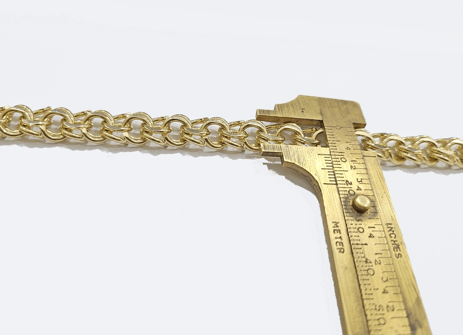 Real 10k Yellow Gold Necklace 10mm Chino Chain 26'' inches Unisex - GoldenlinQ