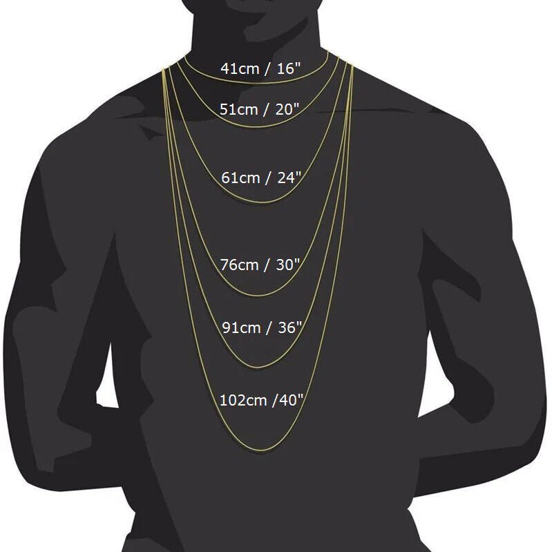 Real 10k Yellow Gold Necklace Chain Chino Link 6mm SOLID 18 - 26 Inch Mens 10Kt - GoldenlinQ