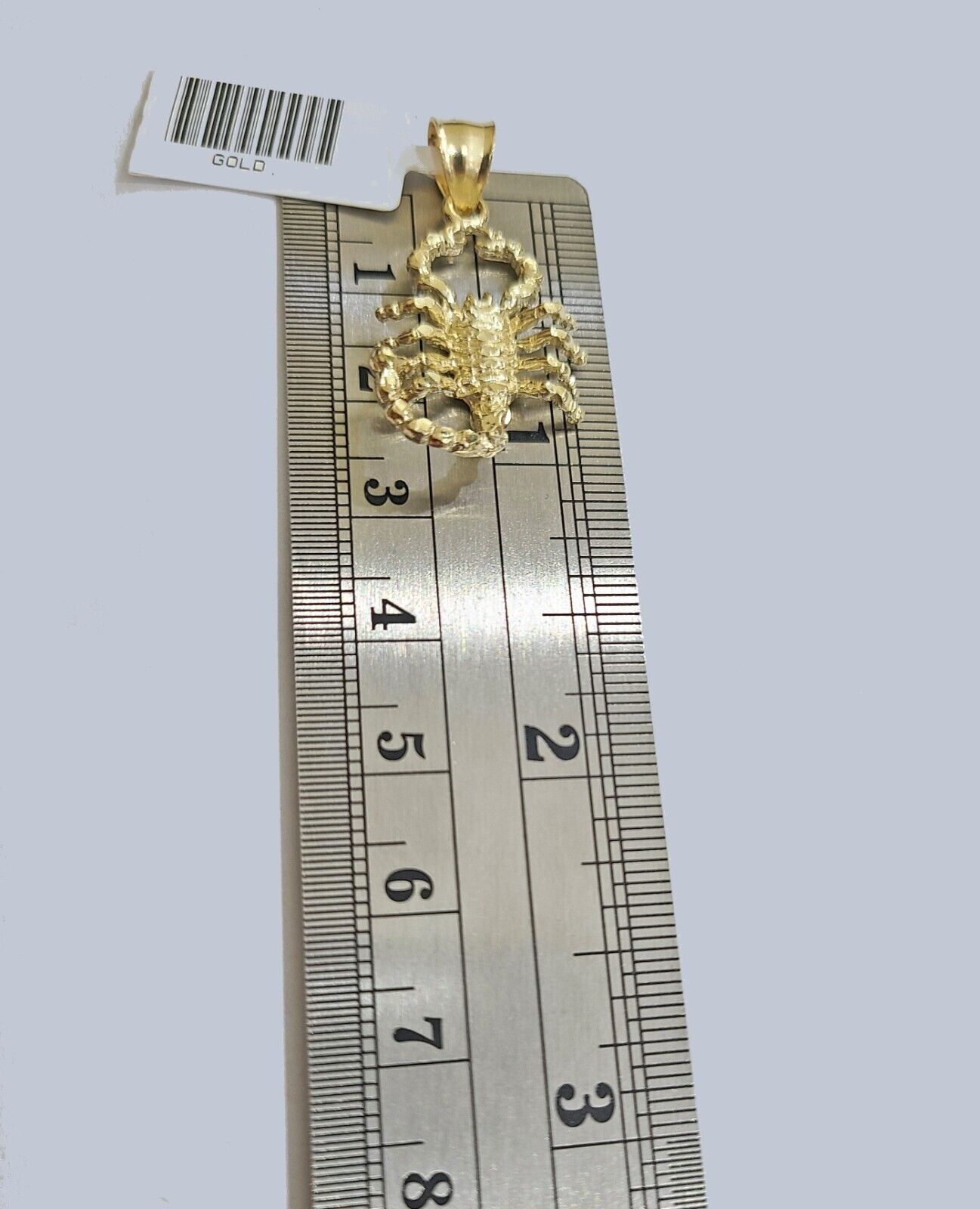 Real 10k Yellow Gold Scorpio Charm Pendant 10kt for Chain - GoldenlinQ