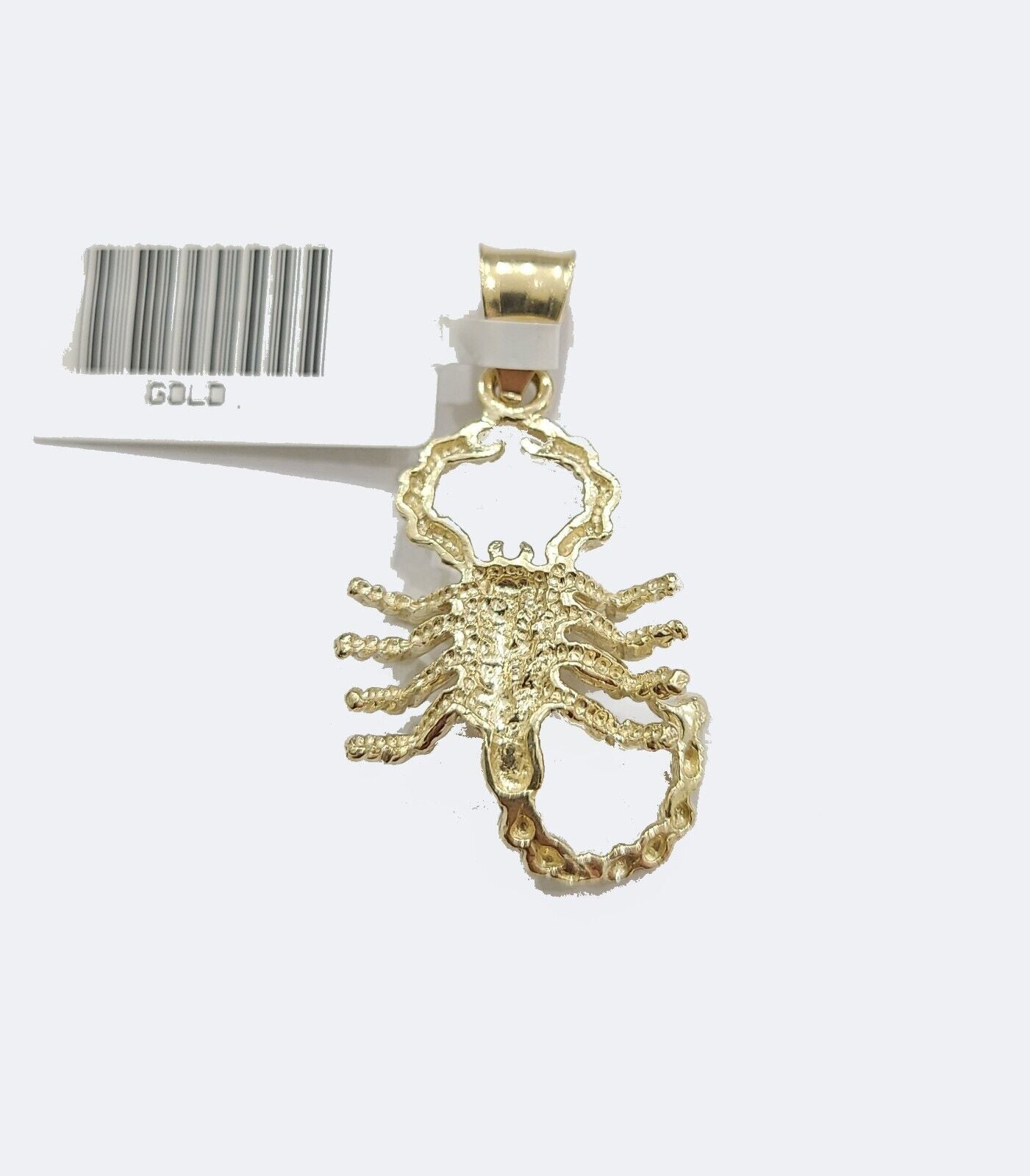 Real 10k Yellow Gold Scorpio Charm Pendant 10kt for Chain - GoldenlinQ