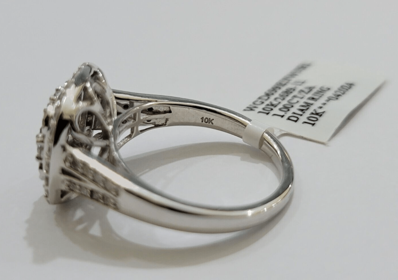 Real 10kt Gold 1CT Diamond Ring Women Band Natural Genuine Band Wedding 10k SALE - GoldenlinQ