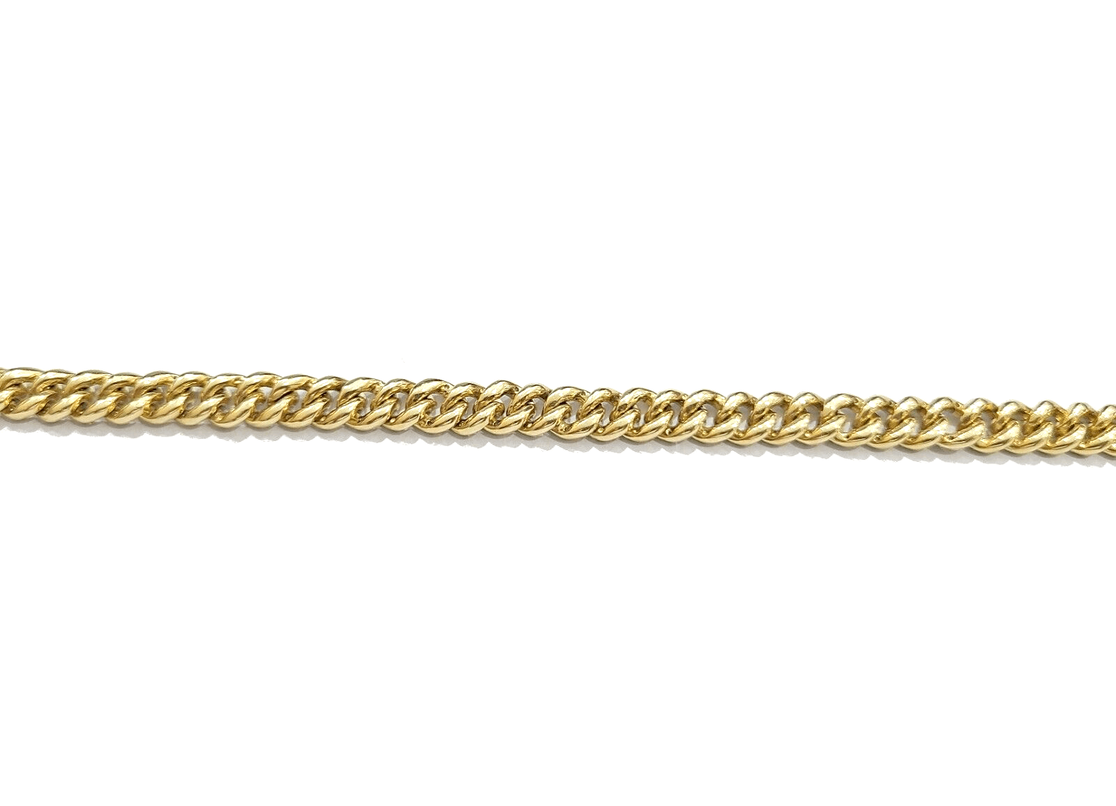 Real 10kt Solid Yellow Gold Miami Cuban Diamond Bracelet Unisex 9'' Inches 7mm - GoldenlinQ