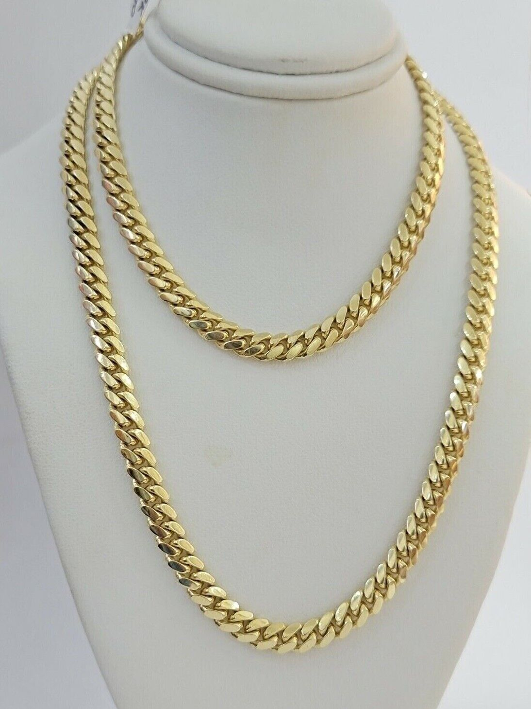 Real 14k Gold Chain 6mm Miami Cuban Link Necklace 22 Inch Men Women REAL SOLID - GoldenlinQ