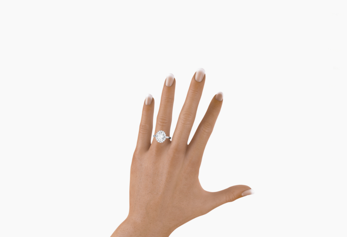 Real 14k White Gold IGI Certified 1.25CT Lab Created VS Diamond Ring Oval Shaped - GoldenlinQ