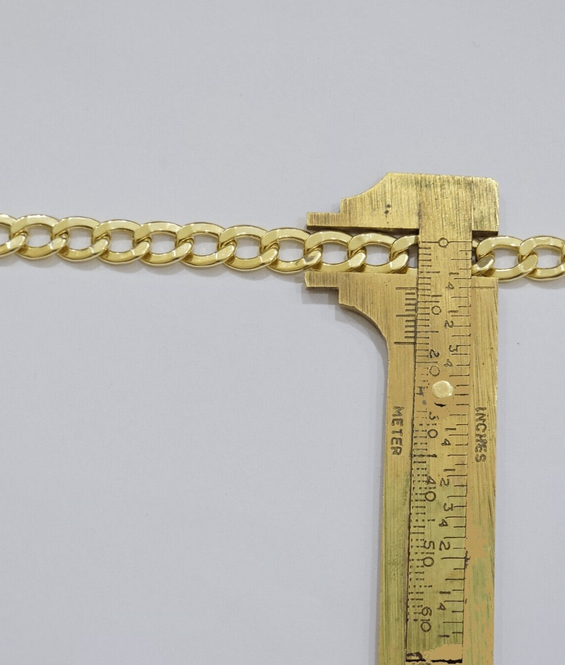 Real 14k Yellow Gold Cuban Curb Bracelet 8mm 8 Inch Lobster Clasp 14 KT New SALE - GoldenlinQ