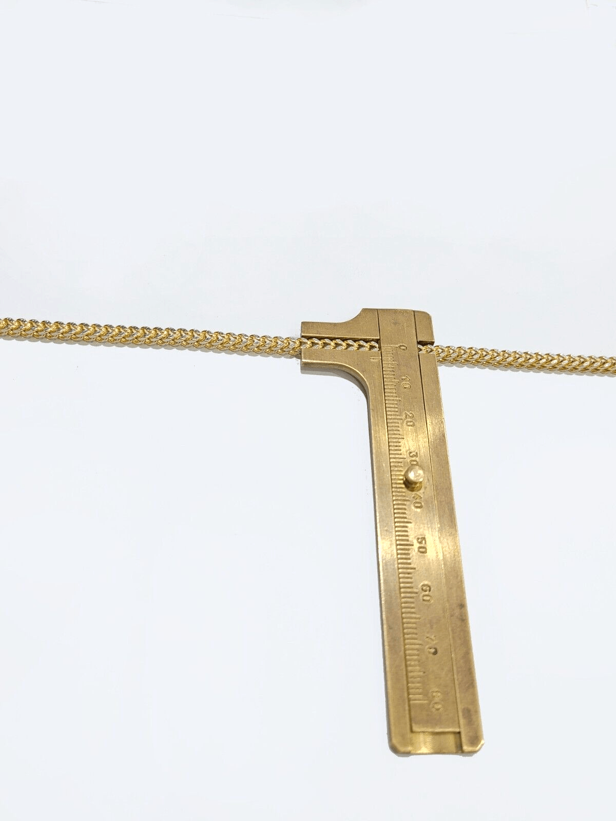 Real 14k Yellow Gold Necklace Franco Diamond Cut Chain 3mm 22" inch 14kt Unisex - GoldenlinQ