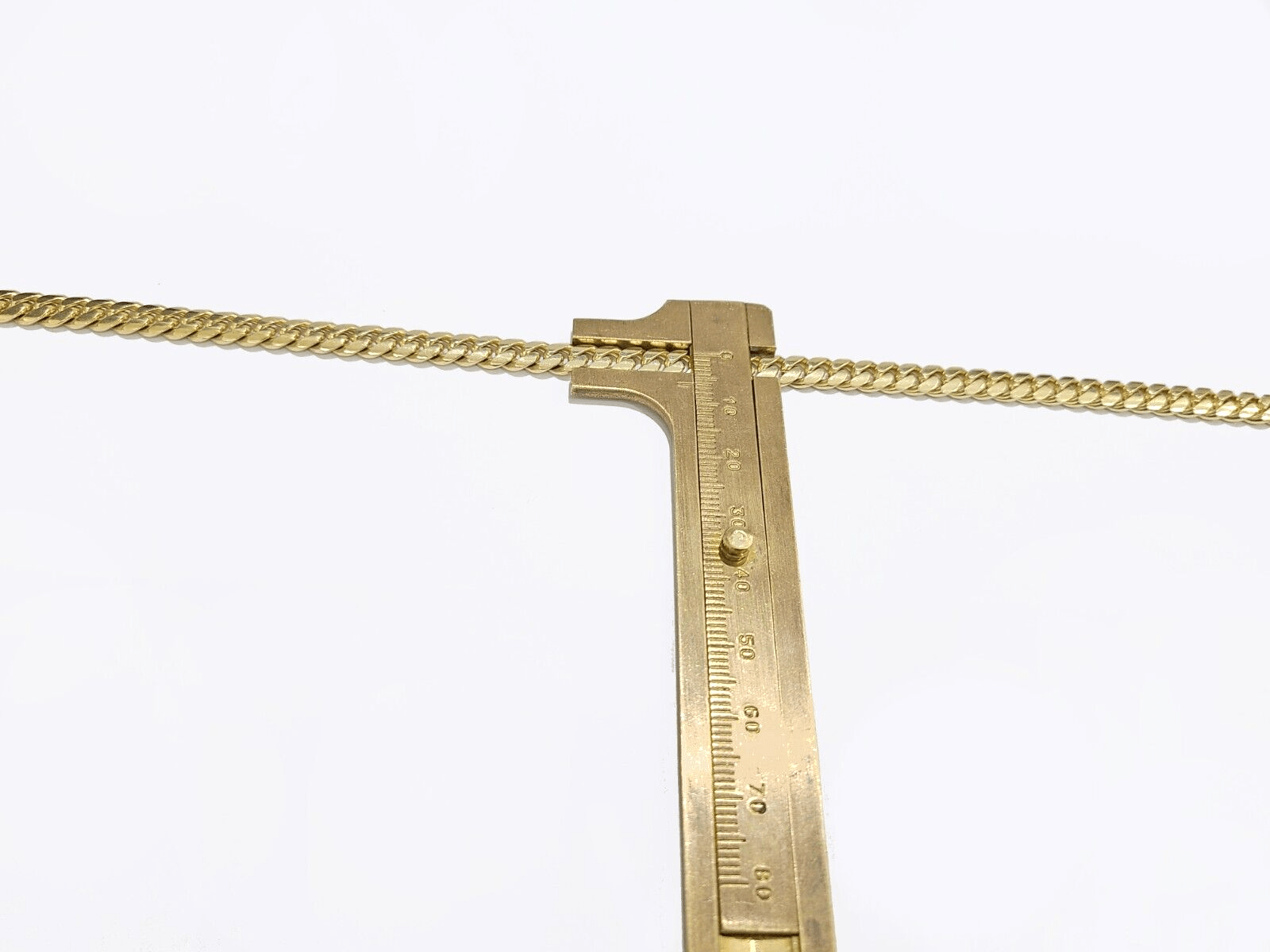 Real 14k Yellow Gold Necklace Miami Cuban Chain 6mm 26" inch 14kt Unisex Chain - GoldenlinQ