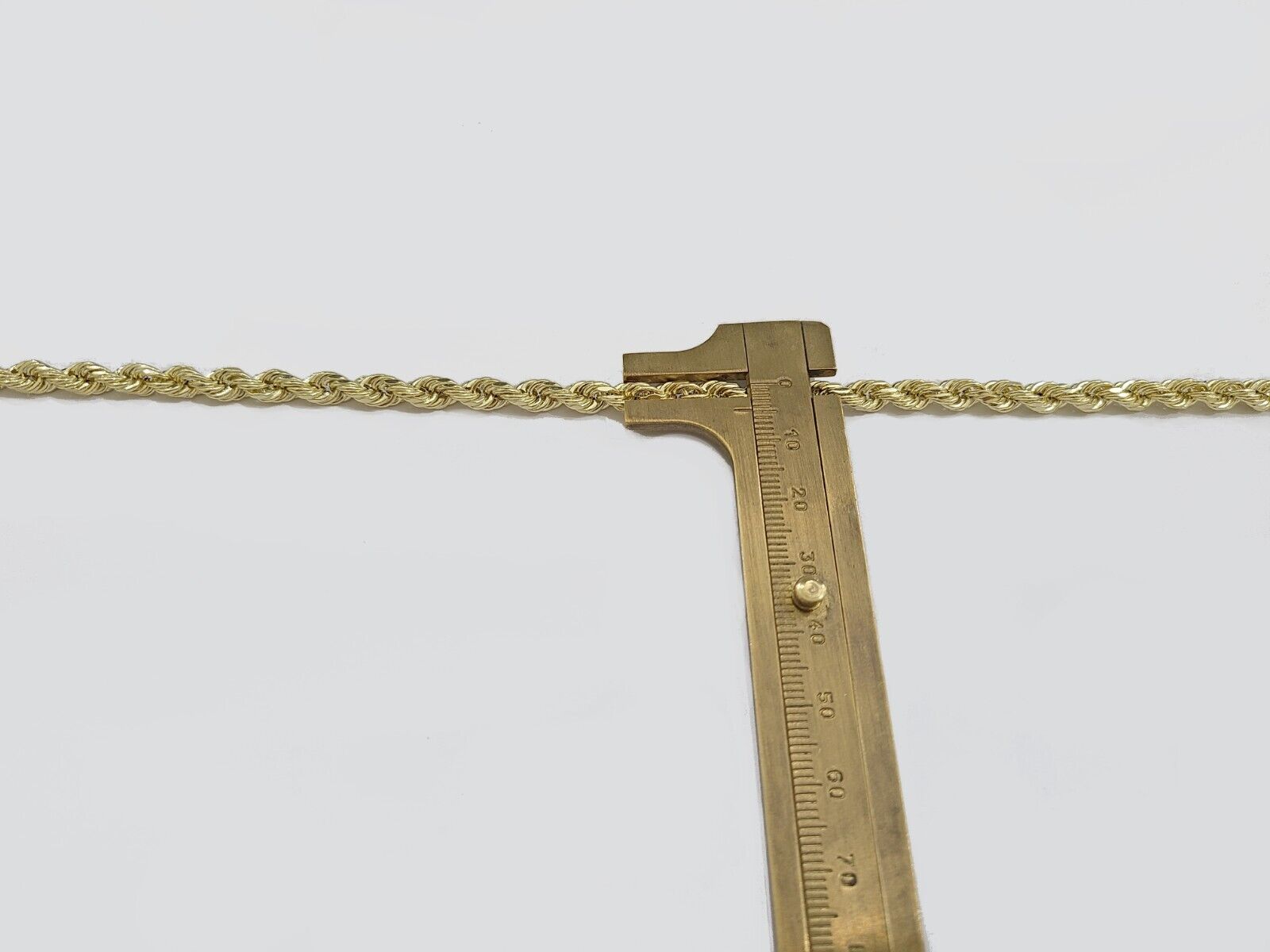 Real 14k Yellow Gold Rope Chain 5mm 22'' Necklace Jesus Cross Charm Pendant 14kt - GoldenlinQ