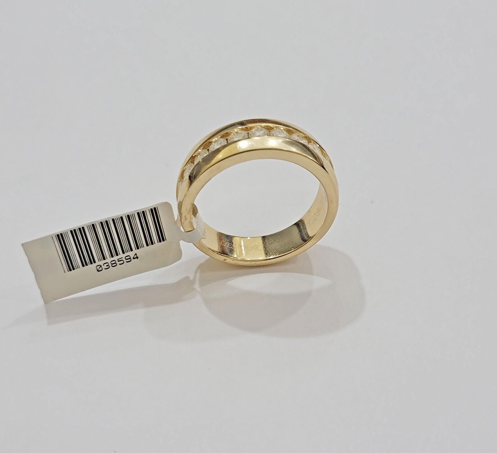 Solid 14k Gold 1CT Diamond Mens Band Wedding Engagement Ring REAL 14kt Yellow Gd - GoldenlinQ